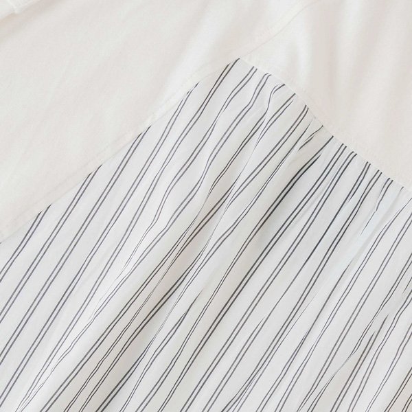 画像19: KELEN / ケレン 80ローンコットンストライプ ドッキングトップス HOPPS (19)