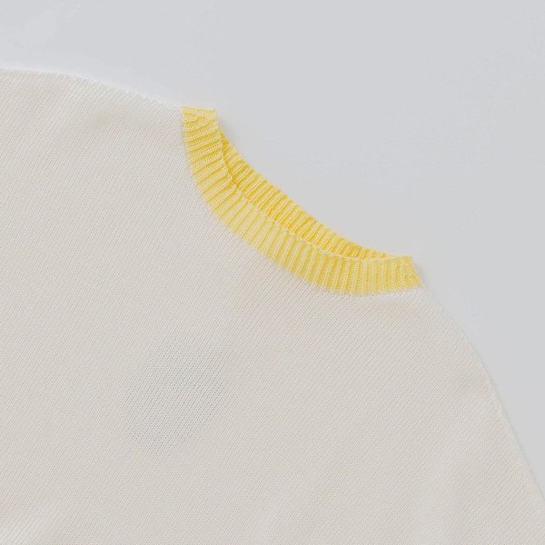 画像5: KELEN / ケレン バイカラー ホールガーメント 8ゲージニットプルオーバー MAHON (5)