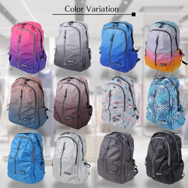 画像8: トナリノショップ  プラスワンサブバックパック　PACKABLE DAY　軽量 18L 折りたたみ リュック サブバッグ 撥水 多機能 旅行 アウトドア 街歩き (8)