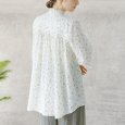 画像6: sosotto / ソソット LIBERTYフリルカラー梯子レースチュニックブラウス6分袖 (6)