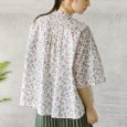 画像6: sosotto / ソソット LIBERTY細ピンタックスタンドブラウス6分袖 (6)