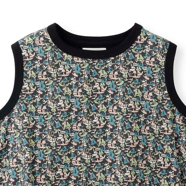 画像6: sosotto / ソソット 40Sフライス×LIBERTY前身頃ノースリーブ (6)