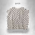 画像8: prit / プリット リネンコットンシーチングドットプリント スリーブレスプルオーバー (8)