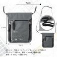画像6: トナリノショップ セキュリティーポーチ SHADOW SLING ショルダーバッグ スキミング防止 RFIDブロッキング 超薄型 軽量 大容量6ポケット 斜め掛け 防水 貴重品入れ 海外旅行 防犯グッズ 男女兼用 (6)