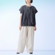 画像3: KELEN / ケレン 接触冷感3.5ozデニム 前後2WAYブラウス MEYA (3)