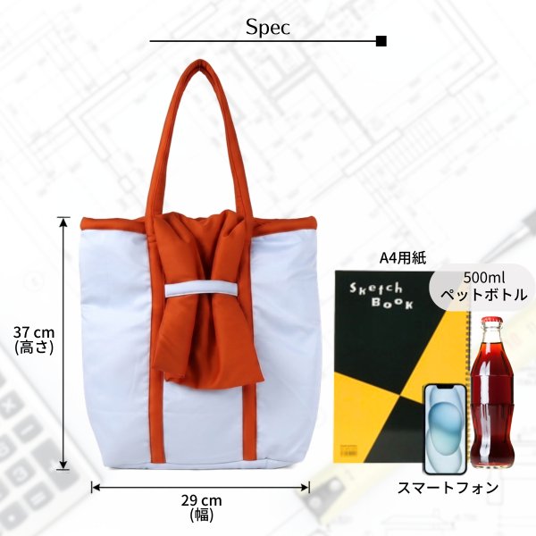 画像6: 1/2 HALF / ニブンノイチハーフ フラップトート (6)
