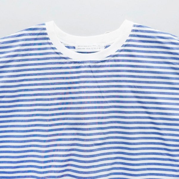 画像5: NATURAL LAUNDRY / ナテュラルランドリー カード天竺×先染めパネル ワイドプルオーバー (5)