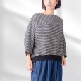 画像10: KELEN / ケレン ヤッコスリーブ シアーサッカー ストライプ トップス NICK (10)