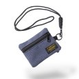 画像2: トナリノショップ　ネックポーチ Urban Grid ミニ財布 首掛けポーチ ナイロン 軽量48g カード 小銭 紙幣収納 ユニセックス (2)