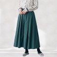 画像2: PONT DE CHALONS / ポンデシャロン メモリータフタ タックスカート (2)