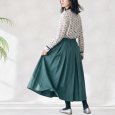 画像3: PONT DE CHALONS / ポンデシャロン メモリータフタ タックスカート (3)