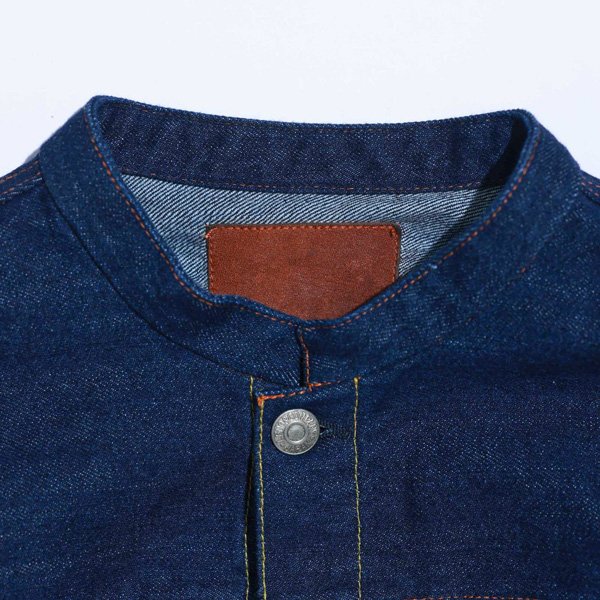 画像7: KELEN / ケレン KELEN×LENO 12oz デニム スタンドカラージャケット BRENDA BIG TRUCKER JACKET (7)