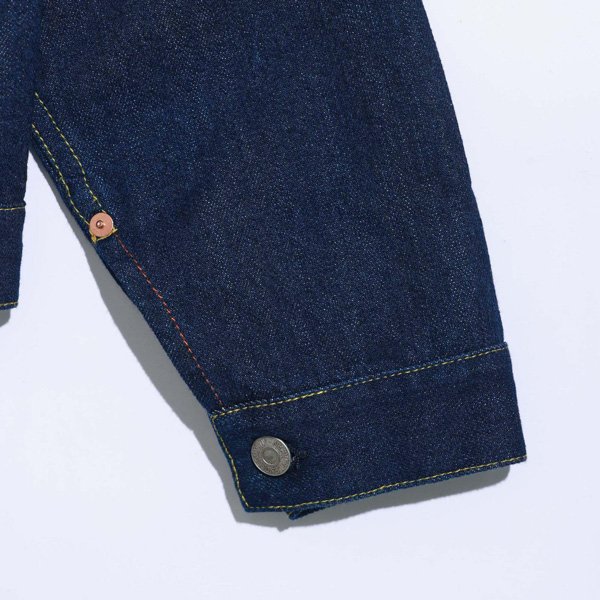 画像10: KELEN / ケレン KELEN×LENO 12oz デニム スタンドカラージャケット BRENDA BIG TRUCKER JACKET (10)