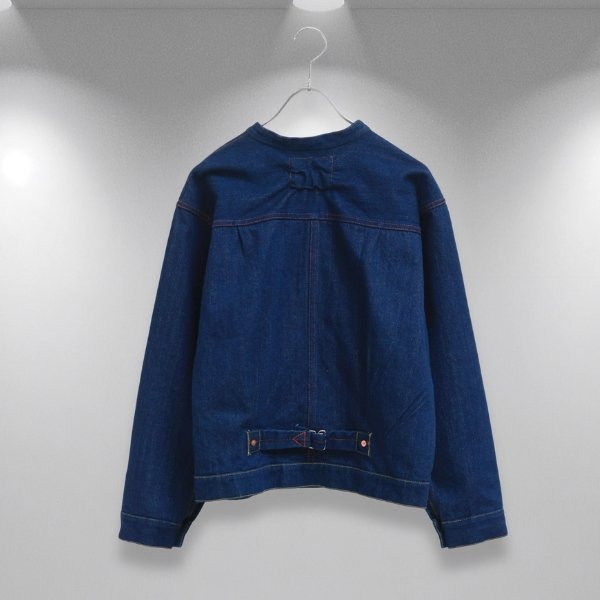 画像11: KELEN / ケレン KELEN×LENO 12oz デニム スタンドカラージャケット BRENDA BIG TRUCKER JACKET (11)
