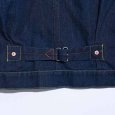 画像12: KELEN / ケレン KELEN×LENO 12oz デニム スタンドカラージャケット BRENDA BIG TRUCKER JACKET (12)
