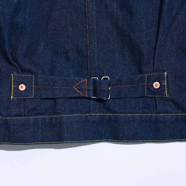 画像12: KELEN / ケレン KELEN×LENO 12oz デニム スタンドカラージャケット BRENDA BIG TRUCKER JACKET (12)