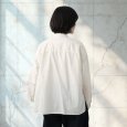 画像5: grin / グリン CLキャンブリック×キュプラ フリルシャツ (5)