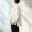 画像4: grin / グリン CLキャンブリック×キュプラ フリルシャツ (4)
