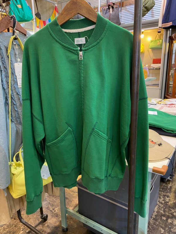 画像1: NATURAL LAUNDRY / ナテュラルランドリー セントラル裏毛 ZIPジャケット (1)