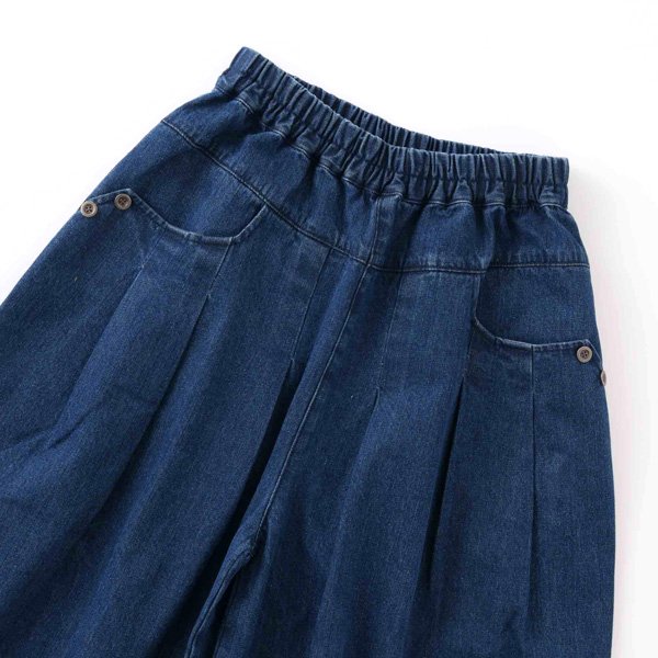 画像6: KELEN / ケレン 9ozデニム タックワイドパンツ PLIYA (6)