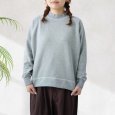 画像2: NATURAL LAUNDRY / ナテュラルランドリー セントラル裏毛 モックネックプルオーバー (2)
