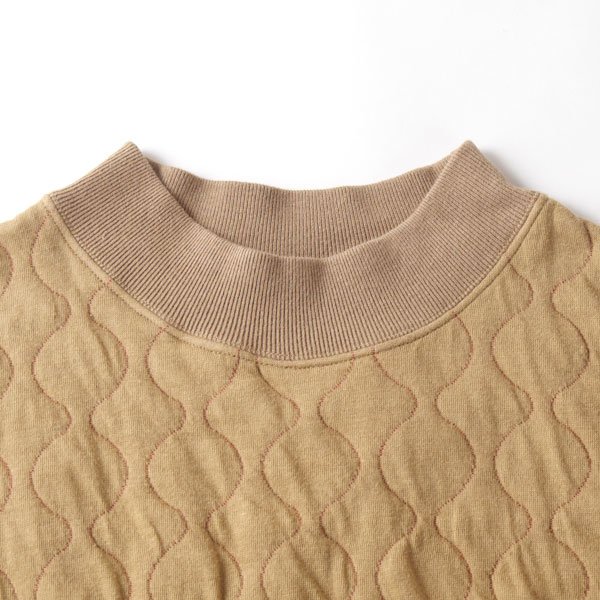 画像4: NATURAL LAUNDRY / ナテュラルランドリー キルト リブモックプルオーバー (4)