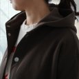 画像3: grin / グリン コーマ裏毛 フードカーディガン (3)