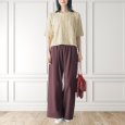 画像6: PONT DE CHALONS / ポンデシャロン フェザーチュールヤーン 半袖ニット (6)