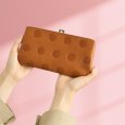 画像15: Kanmi / カンミ Candy あおりロングがま口ウォレット 長財布 ガマグチ 本革 日本製 (15)