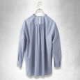 画像8: NATURAL LAUNDRY / ナテュラルランドリー 先染めブロード ワイド刺しゅうシャツ (8)