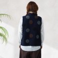 画像4: NATURAL LAUNDRY / ナテュラルランドリー カラーアルパカ ドットベスト (4)