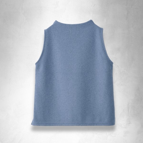 画像6: NATURAL LAUNDRY ナテュラルランドリー ウールリング モックネックベスト (6)
