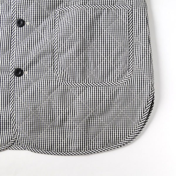 画像8: NATURAL LAUNDRY ナテュラルランドリー 先染めキルト ミドルコート (8)