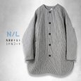 画像3: NATURAL LAUNDRY ナテュラルランドリー 先染めキルト ミドルコート (3)