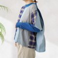 画像4: NATURAL LAUNDRY ナテュラルランドリー 先染めパネル ハギモックプルオーバー (4)