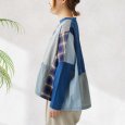 画像3: NATURAL LAUNDRY ナテュラルランドリー 先染めパネル ハギモックプルオーバー (3)