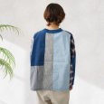 画像5: NATURAL LAUNDRY ナテュラルランドリー 先染めパネル ハギモックプルオーバー (5)