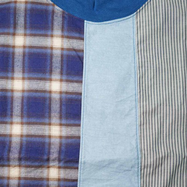 画像7: NATURAL LAUNDRY ナテュラルランドリー 先染めパネル ハギモックプルオーバー (7)