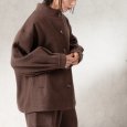 画像8: KELEN / ケレン モックネックAラインミドルジャケット TOPE (8)