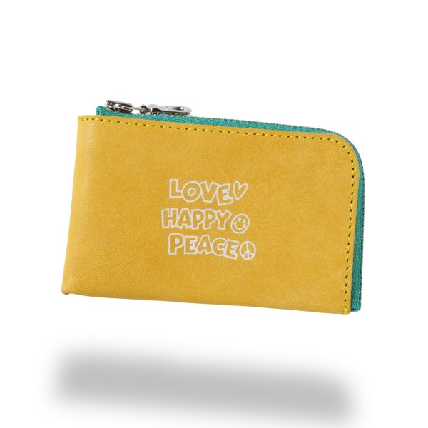 画像8: 1/2 HALF ニブンノイチハーフ mini-mini wallet LOVE HAPPY PEACE (8)