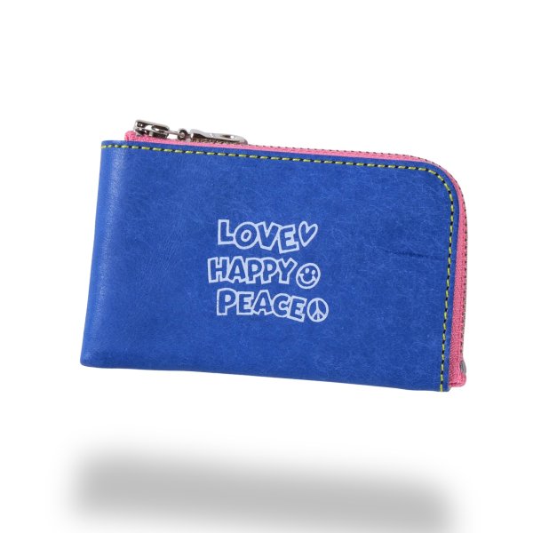 画像6: 1/2 HALF ニブンノイチハーフ mini-mini wallet LOVE HAPPY PEACE (6)