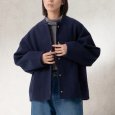 画像8: KELEN / ケレン ウール混コクーンシルエットスタジャン FLIN (8)