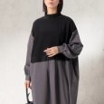 画像3: KELEN / ケレン パネルデザインニットコンビワンピース JOHOP (3)