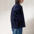 画像9: KELEN / ケレン ウール混コクーンシルエットスタジャン FLIN (9)
