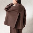 画像9: KELEN / ケレン モックネックAラインミドルジャケット TOPE (9)