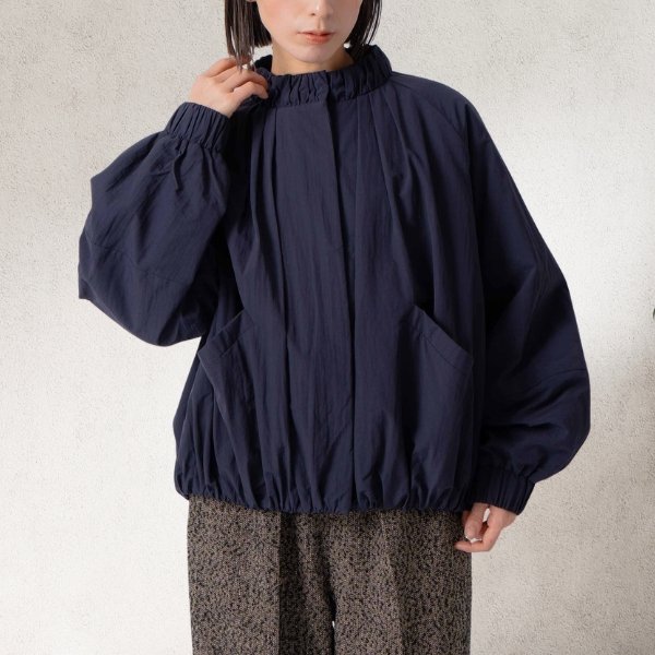 画像8: KELEN / ケレン ナイロンギャザー中綿入りブルゾン NEES (8)
