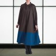 画像2: KELEN / ケレン パネルデザインバイカラーワンピース GOWN (2)
