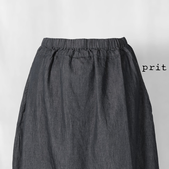 prit / プリット 6ozデニム コクーンスカート,レディース