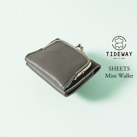 画像1: TIDEWAY / タイドウェイ SHEETS mini wallet (1)