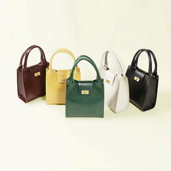 TIDEWAY MOSS METAL TWIST TOTE